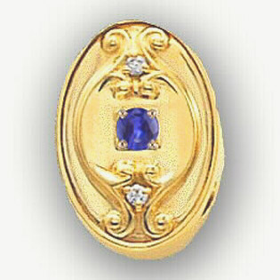 80786 Sapphire Bracelet Slide 
